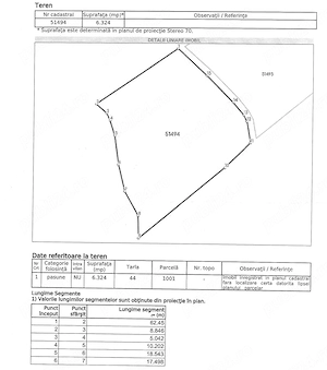 Terenuri extravilane pasune 3,5 ha. Nicula,Gherla ,jud.Cluj - imagine 5