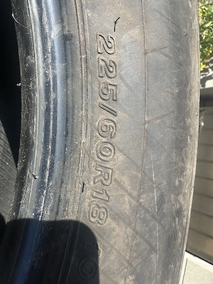 anvelope bridgestone alenza 225 60 r18 de vara ca noi, dot 2023  - imagine 3