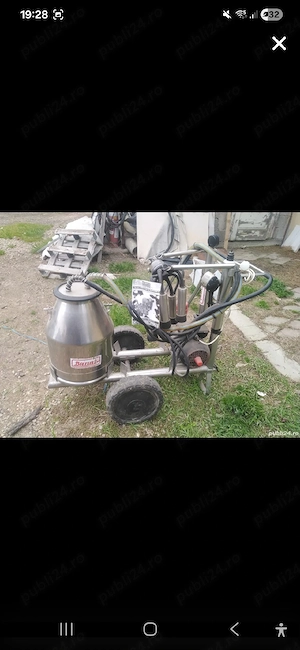 Vand masina de muls vaca in stare foarte bună folosita doar o singura data  și 