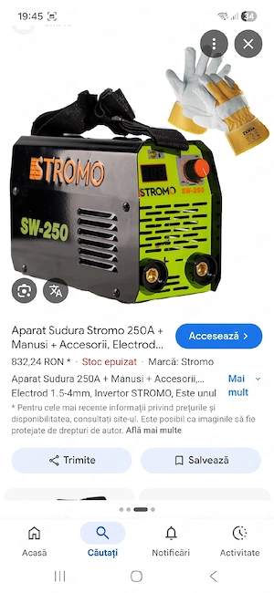 Vand aparat de sudura cu invertor