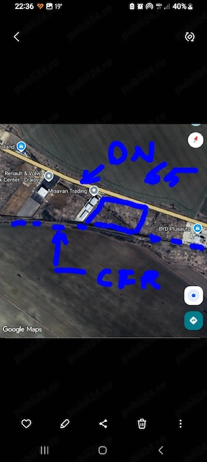 Vand teren intravilan zona Peugeot Citroen loc Pielești km 10  - imagine 6