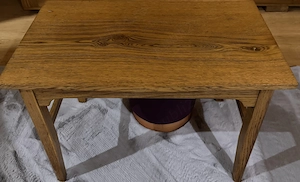 Mobilă living din lemn masiv de stejar   sculptată manual - imagine 4