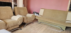 Vand canapea extensibilă cu fotolii 