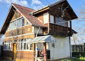 CASA 90m  + 3052m  TEREN INTRAVILAN - la iesirea A1 Olteni (30 min de Buc)