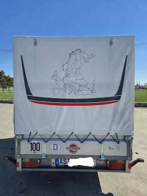 Remorca Stema 750kg 251x153x160cm - imagine 5