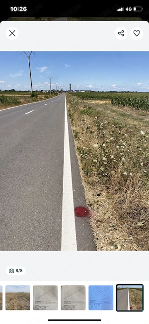 Teren agricol 15000 mp front la DJ 611 Fierbinți-Dâmbovița