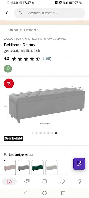 Băncuță pt pat de vânzare  - imagine 2