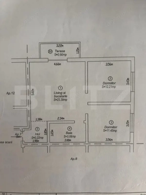 Apartament 3 camere Dumbravita, zona Fropin