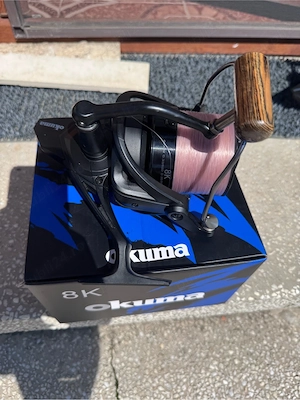 Mulinete Okuma8k si lansete Shimano tx2