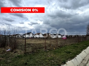 Teren intravilan de vanzare 825 mp cu PUZ si vedere la DN Sura Mica