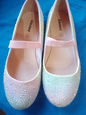 Pantofi cu strasuri pt fetite - imagine 4