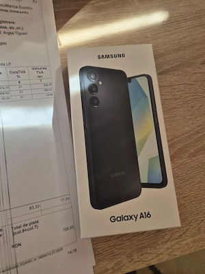 Samsung A16 Black Sigilat