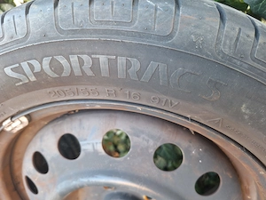 Set anvelope vara 205 55 16 + jante de tablă. - imagine 3