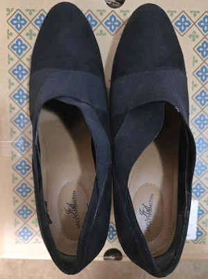 Jaclyn Smith - pantofi negri slip-on pentru femei, masura 8M US