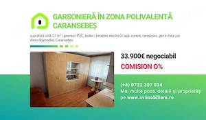 Comision 0 - Garsoniera 27 mp Aleea Rapsodiei   Zona Polivalenta