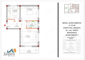 Apartament 2 camere | 95.000   | Parcare inclusă - imagine 3