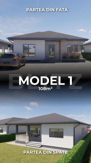 Casa individuala 103-108 mp, situata intr-un cartier nou in Mihai Viteazu - imagine 5