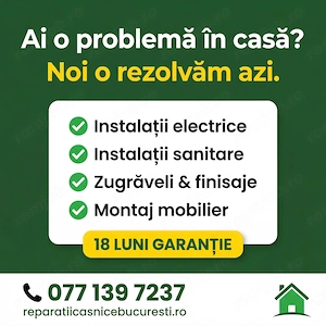 Reparatii casnice de orice fel 