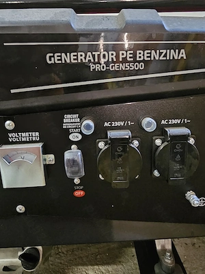 Generator curent electric CA NOU Steinhaus PRO-GEN5500, 5500 W autonomie 11 h, in garantie - imagine 2