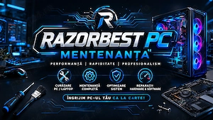 Ofer mentenanță software și hardware la calculator laptop!