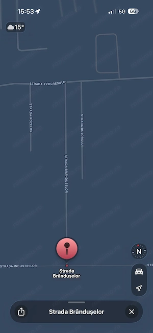 Teren intravilan 1234 mp, front 27,5 ml. Metro  Carcea