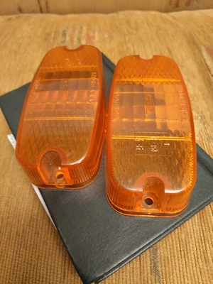 Oglinda moto, stop moto semnale Trabant doar sticla și sigle trabant - imagine 2