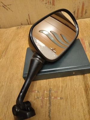 Oglinda moto, stop moto semnale Trabant doar sticla și sigle trabant - imagine 4