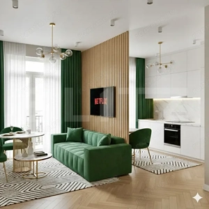 Apartament o camera, 30 mp + Balcon 6 mp, TVA INCLUS, zona Sud