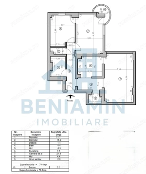 3 Decomandate-2Bai-Ultracentral-Ramada-77mp-Bloc 1982-Disponibil - imagine 8