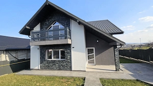 Casă noua 2025 P+M, 5 camere, clasa energetica A, cu vedere lac, 500mp - imagine 2