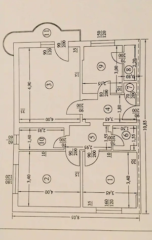 Apartament 3 camere cu boxa si loc de parcare