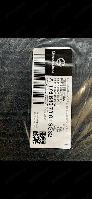 Vând 2 seturi covorașe originale Mercedes W176 și W247, noi și sigilate  - imagine 3