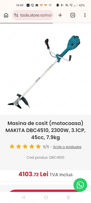 Motocositotoare Makita 