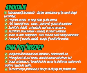 Construiește-ți o carieră în Asigurări. Lucrezi de acasă, fără target, venituri nelimitate! - imagine 2