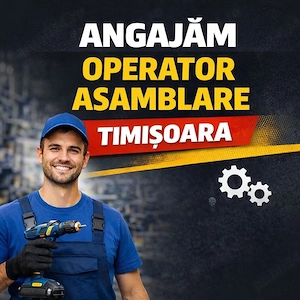 Angajam Operatori Asamblare - Timisoara (ANGAJARE IMEDIATĂ)