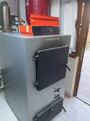 Vand centrala pe lemne Viessmann-30 kw - imagine 3