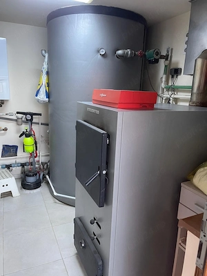Vand centrala pe lemne Viessmann-30 kw - imagine 5