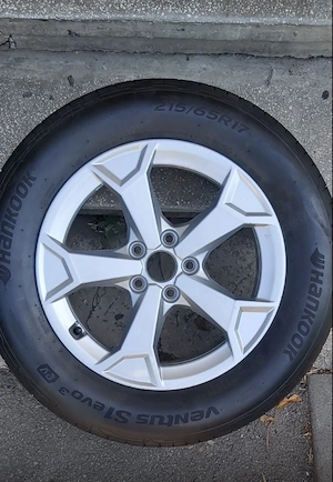 Vand 4 roti aluminiu R17