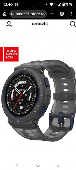 Smart watch amazifit Active Edge 