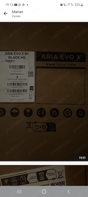 Vând boxe și home cinema marca focal