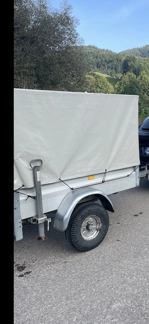 Remorcă STEMA 550 kg, cu prelată, stare bună, Germania  - imagine 3