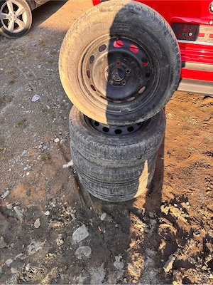 vând jante de tabla+cauciucuri pentru ford  - imagine 4