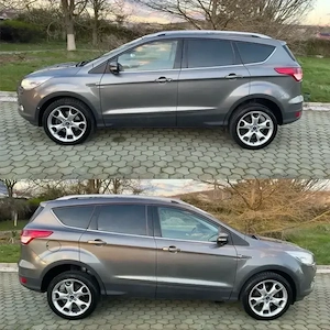 Ford Kuga 2.0 D 163 CP 4x4 extra dotari,stare excelenta.distronic semi piele import Germania - imagine 4