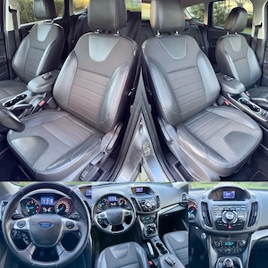 Ford Kuga 2.0 D 163 CP 4x4 extra dotari,stare excelenta.distronic semi piele import Germania - imagine 5