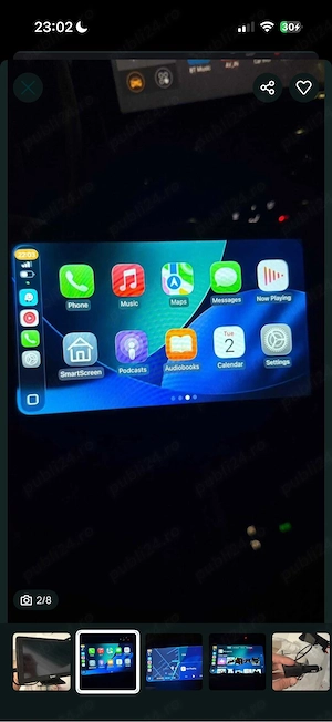 Navigatie Auto Portabila Wireless Bluetooth - CarPlay & Android Auto - imagine 3