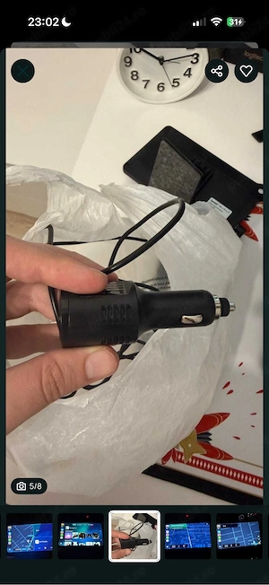 Navigatie Auto Portabila Wireless Bluetooth - CarPlay & Android Auto - imagine 4