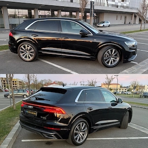 Audi Q8 55 TFSI S-Line Mild Hybrid - 2021 - Pret + TVA - imagine 3