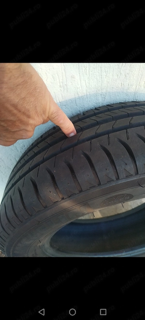 Cauciuc 4buc 185 65r15 Michelin-Tecar, dacia sau renault  - imagine 2