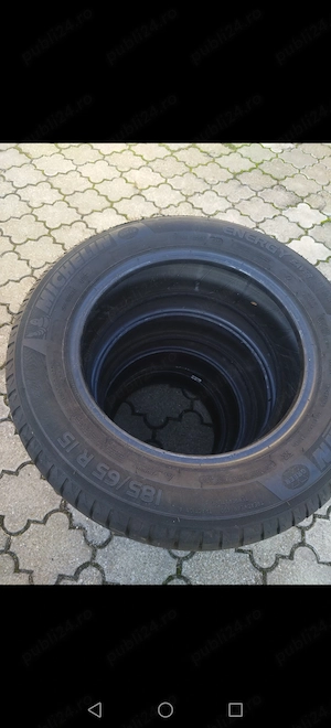 Cauciuc 4buc 185 65r15 Michelin-Tecar, dacia sau renault  - imagine 6