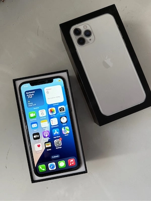 iPhone 11 Pro 512GB   Alb, Impecabil, Baterie 100%!